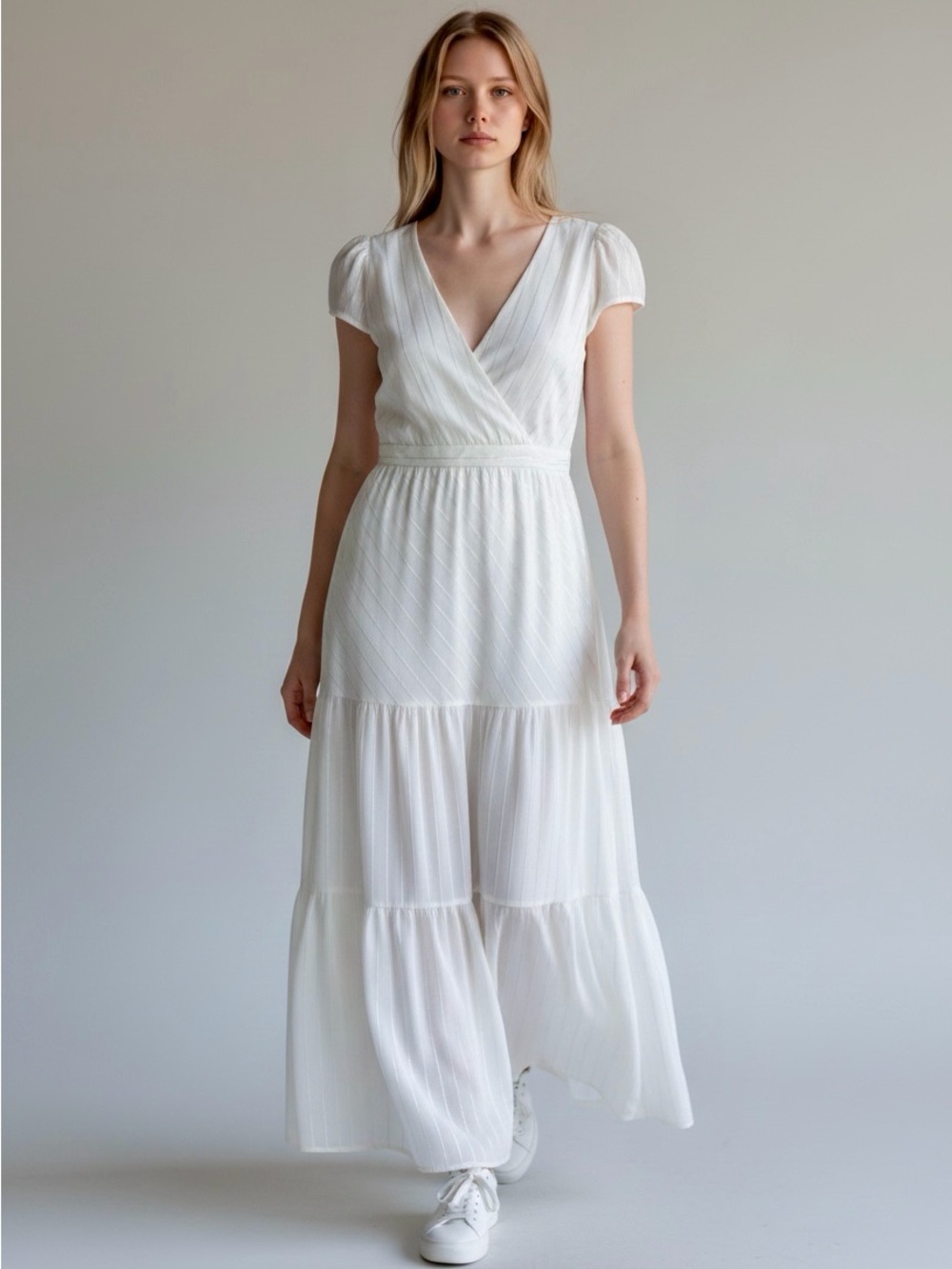 Jonathan Martin empire waist midi dress